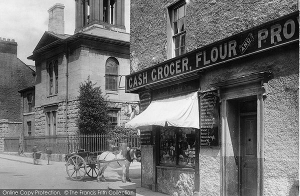 Photo of Ulverston, The Cash Grocer 1895