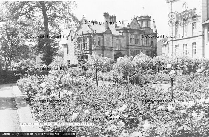 Photo of Ulverston, The Rose Garden c.1960