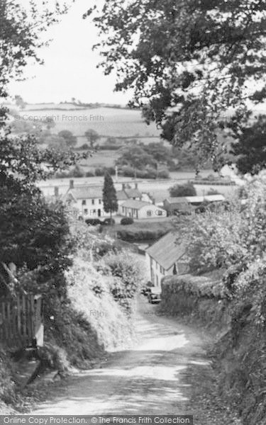 Photo of Umberleigh, The Village c.1955
