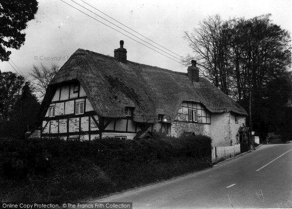 Photo of Upavon, Old Cottages, Main Road c.1965