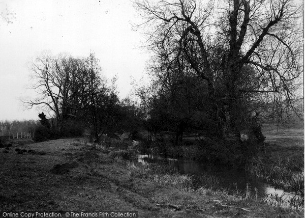 Photo of Upavon, River Avon c.1965