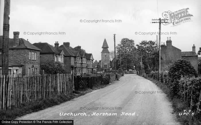 Photo of Upchurch, Horsham Road c.1955