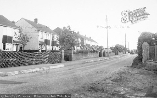 Photo of Upchurch, Oak Lane c.1955