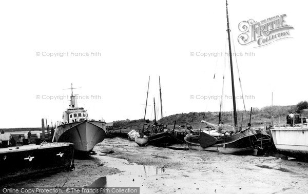 Photo of Upchurch, Otterham Quay, Low Tide c.1955