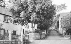 Hill Up To Church c.1960, Uplyme