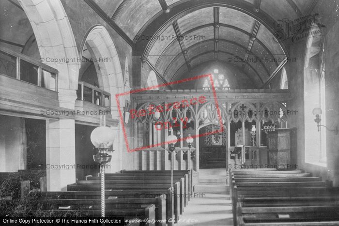 Photo of Uplyme, The Church Interior 1900