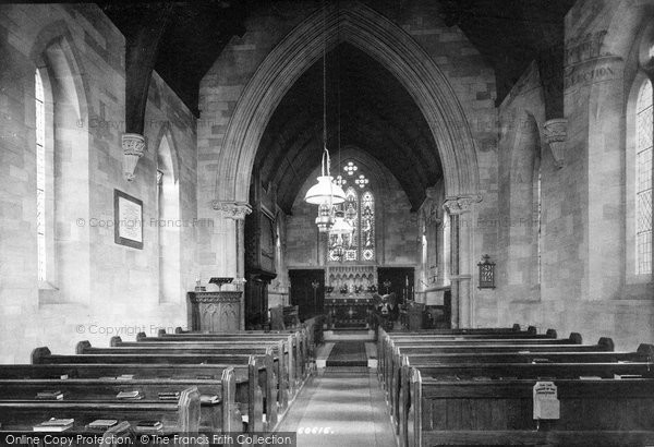 Photo of Upminster, Cranham Church Interior 1908