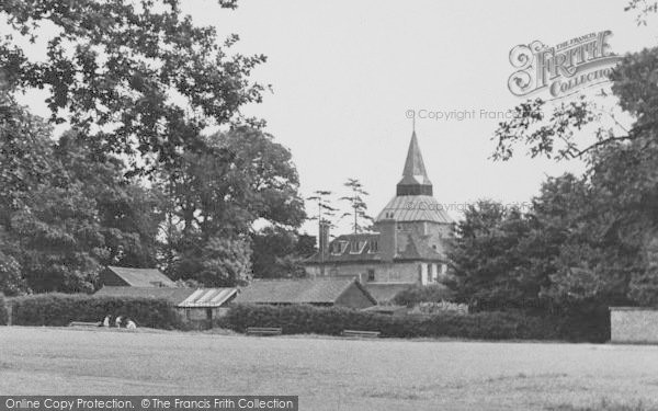 Photo of Upminster, St Laurence Church From The Recreation Ground c.1955