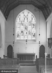 St Laurence Church, Interior c.1965, Upminster