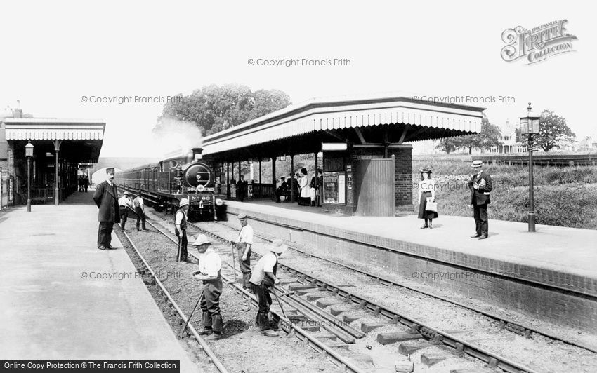 Upminster, the Station 1908
