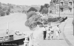A Family At The Landing c.1960, Upper Arley
