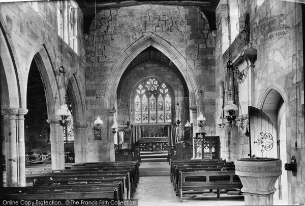 Photo of Upper Arley, Church Interior 1910