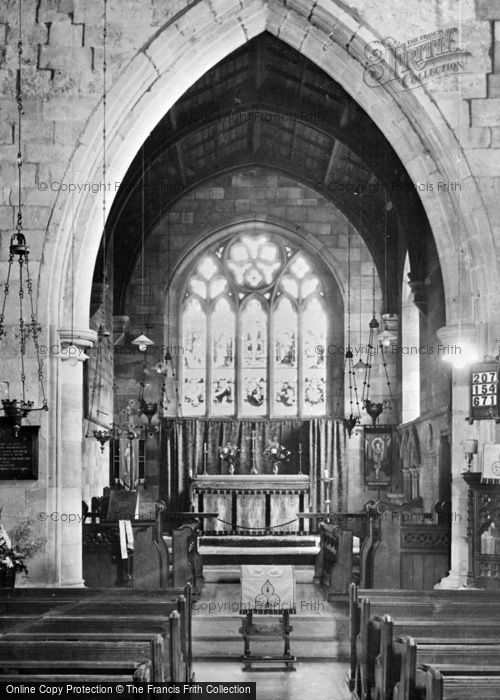 Photo of Upper Arley, St Peter's Church Interior c.1960