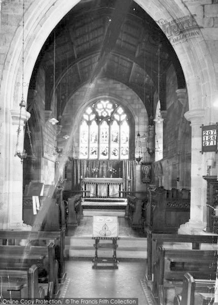 Photo of Upper Arley, St Peter's Church Interior c.1960