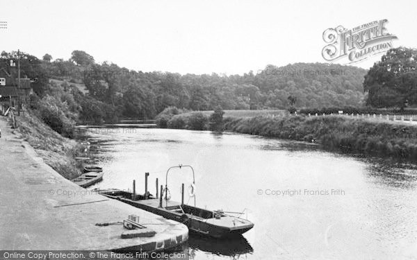 Photo of Upper Arley, The River And Ferry c.1955