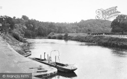 The River And Ferry c.1955, Upper Arley