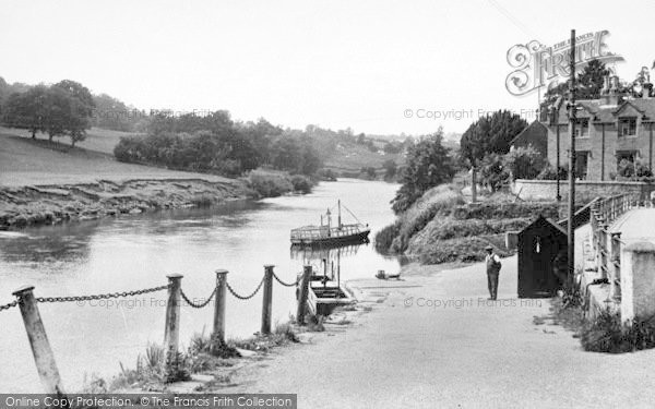 Photo of Upper Arley, The River And Ferry c.1955