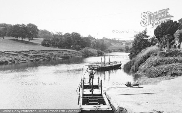 Photo of Upper Arley, The River And Ferry c.1955