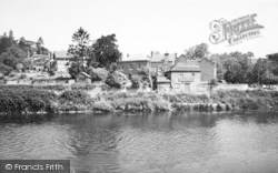 The River And Valentia Arms Hotel c.1960, Upper Arley
