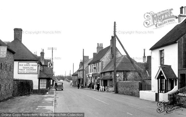 Photo of Upper Beeding, High Street c.1955