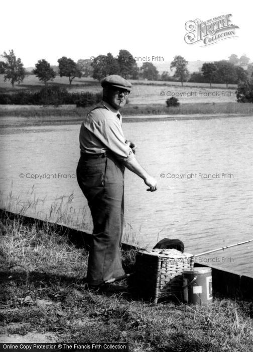 Photo of Upper Boddington, Fishing At The Reservoir c.1965