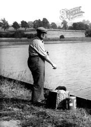 Fishing At The Reservoir c.1965, Upper Boddington