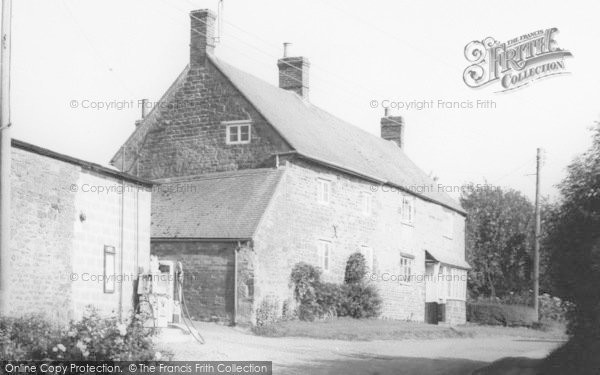 Photo of Upper Boddington, Petrol Pumps, Frog Lane c.1965
