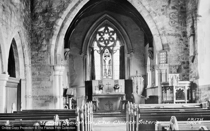 Photo of Upper Broughton, Church Interior c.1960