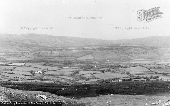 Photo of Upper Brynamman, Gwynfe From Black Mountain c.1965