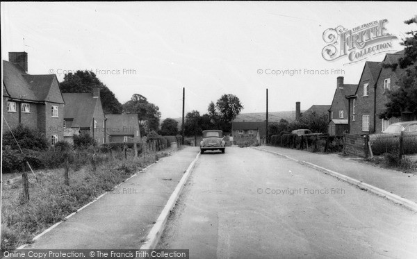 Photo of Upper Clatford, Above Town c.1960
