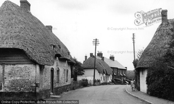 Photo of Upper Clatford, The Village c.1955