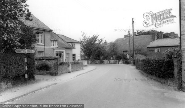Photo of Upper Clatford, Village Street c.1965