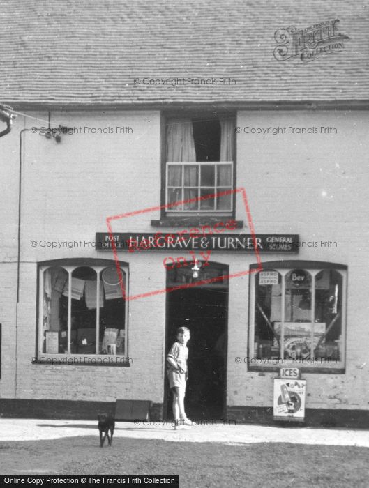 Photo of Upper Dicker, Post Office And Stores c.1955