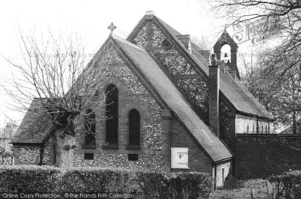 Photo of Upper Hale, St Mark's Church c.1960