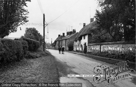 Photo of Upper Lambourn, The Village c.1955