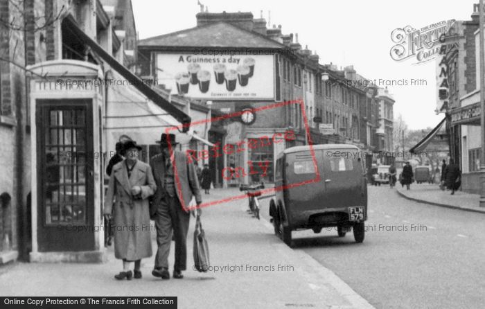 Photo of Upper Norwood, An Elderly Couple, Church Road c.1955