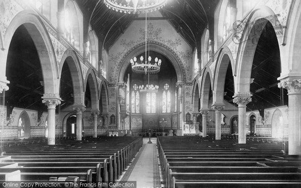 Photo of Upper Norwood, Christ Church Interior 1898
