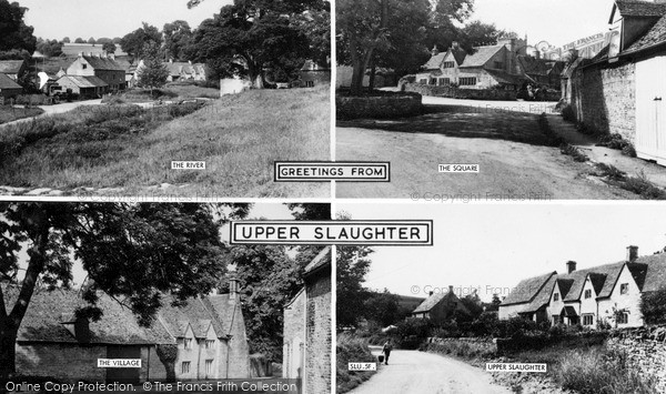 Photo of Upper Slaughter, Composite c.1955