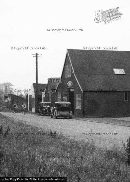 Photo of Uppingham, Garage, Ayston Road c.1955