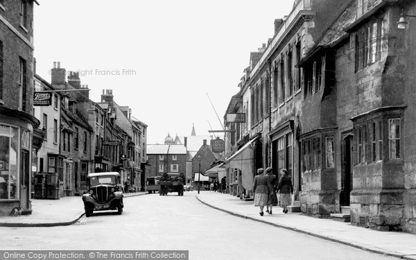 Photo of Uppingham, High Street c.1955