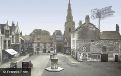 Market Place And St Peter And St Paul's Church 1932, Uppingham