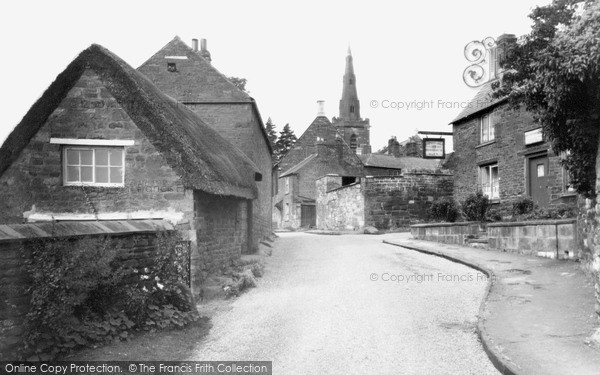 Photo of Uppingham, Old School And St Peter And St Paul's Church c.1955