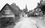 Old School And St Peter And St Paul's Church c.1955, Uppingham
