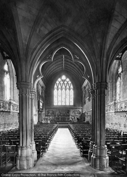 Photo of Uppingham, School Chapel 1922