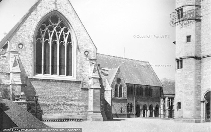 Photo of Uppingham, School, Chapel And Colonnade c.1950