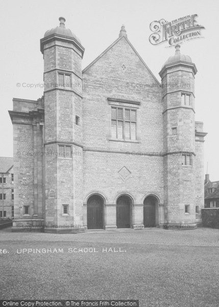 Photo of Uppingham, School Hall 1927