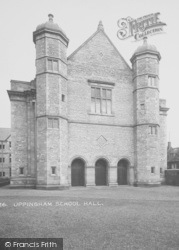 School Hall 1927, Uppingham
