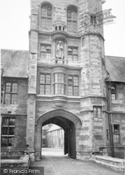 School, Main Entrance c.1960, Uppingham