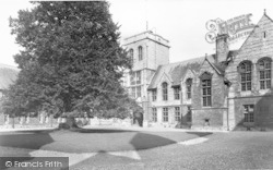 School, The Quadrangle c.1955, Uppingham