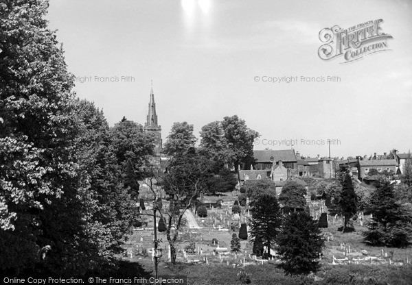 Photo of Uppingham, The Church From London Road c.1950